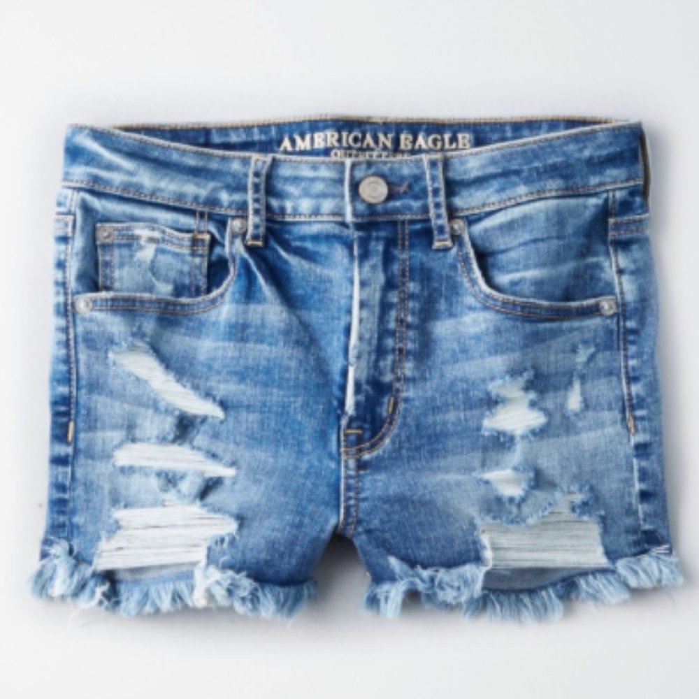 American Eagle stretch denim shorts